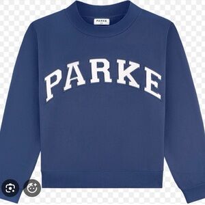 PARKE Varsity Mockneck Crown Blue